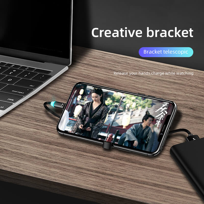 3 in 1 Short Magnetic USB Cable