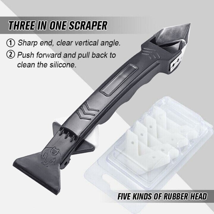 3 In 1 Glass Glue Angle Scraper