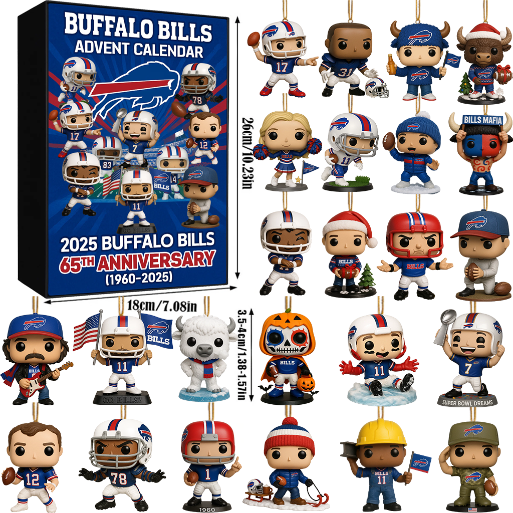 Buffalo Bills 65th Anniversary Advent Calendar 2025 🎁 24 Gifts Inside!
