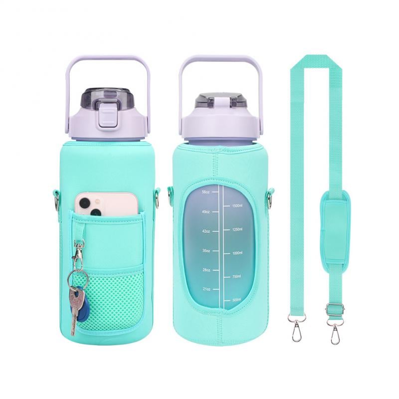 2L Large Capacity Water Bottle with Holder Bag
