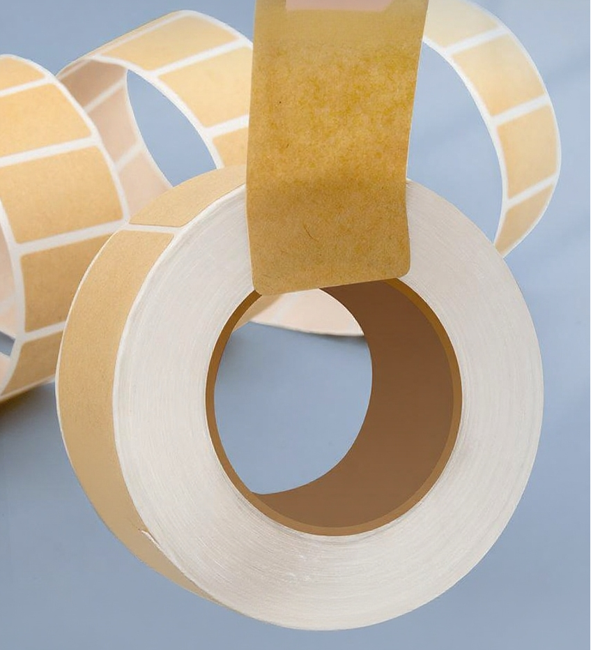 Kraft paper tear-off label sticker