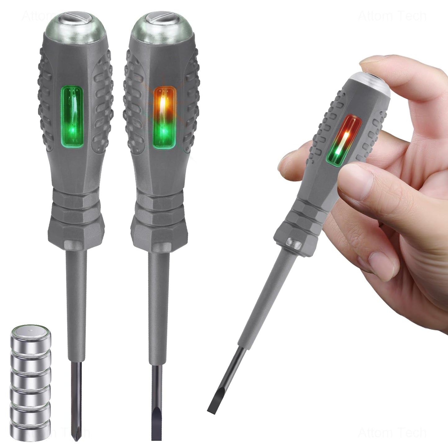 2PCS Voltage Tester Screwdriver Set