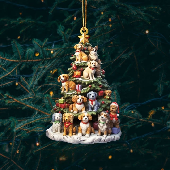 🔥🐦🎄Hummingbird Christmas 2D Acrylic Ornament