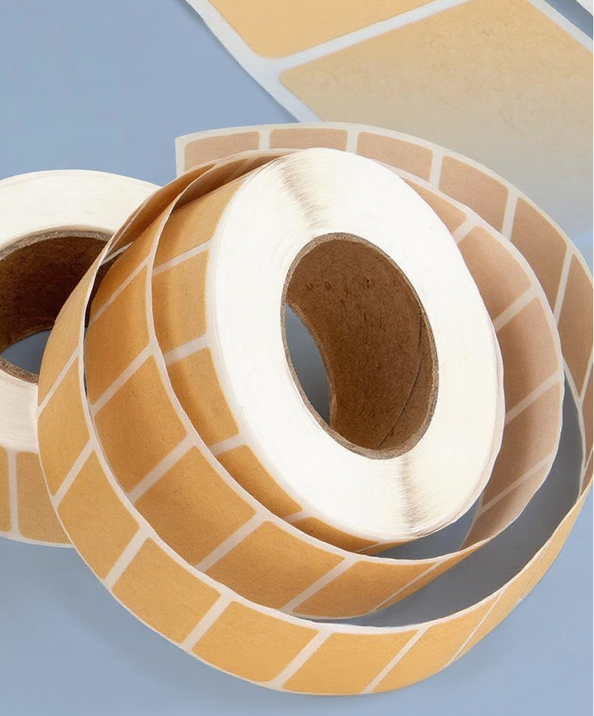 Kraft paper tear-off label sticker