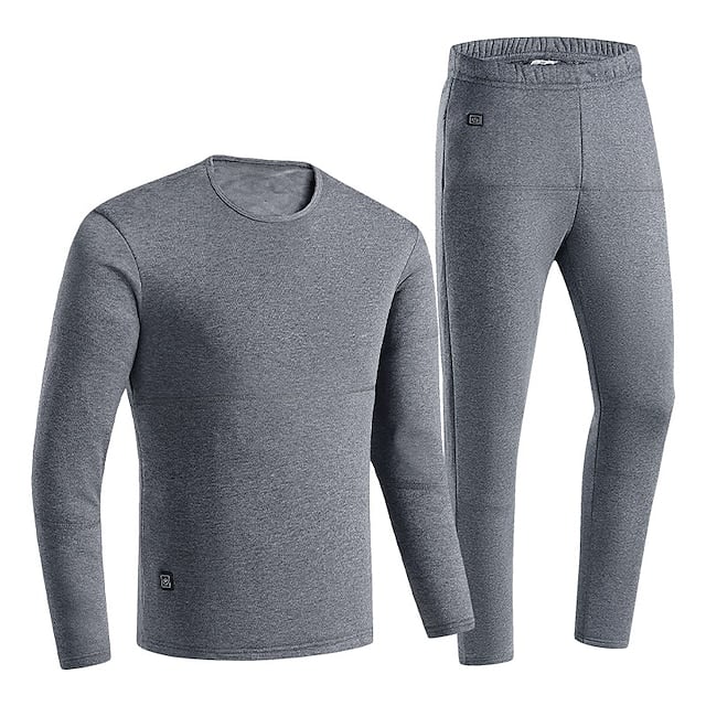 22 Areas Winter Thermal Fleece USB Electric Heating Suit