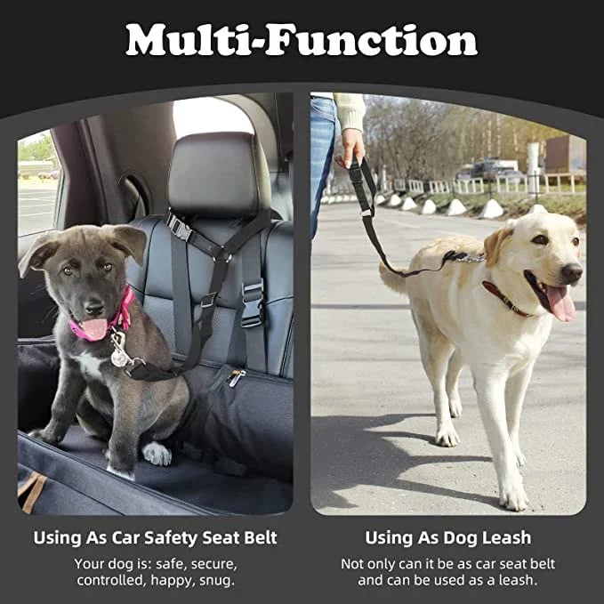 (🔥2023 HOT SALE ) - Adjustable Car Dog Leash(BUY 3 Free Shipping)