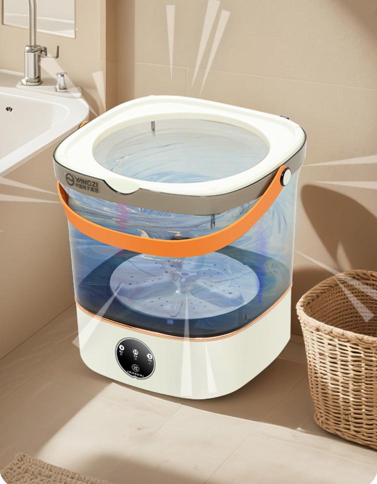 Newly upgraded antibacterial mini washing machine