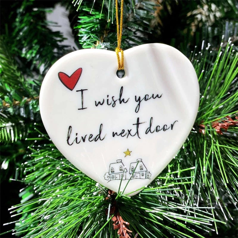 2023 Christmas heart-shaped ornaments