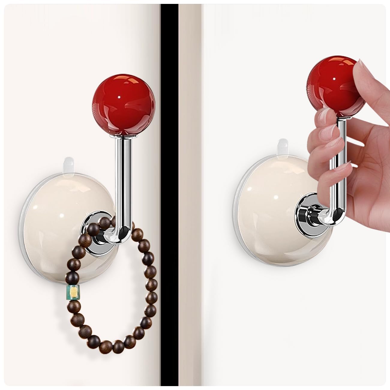 2 PCS Suction Cup Hook