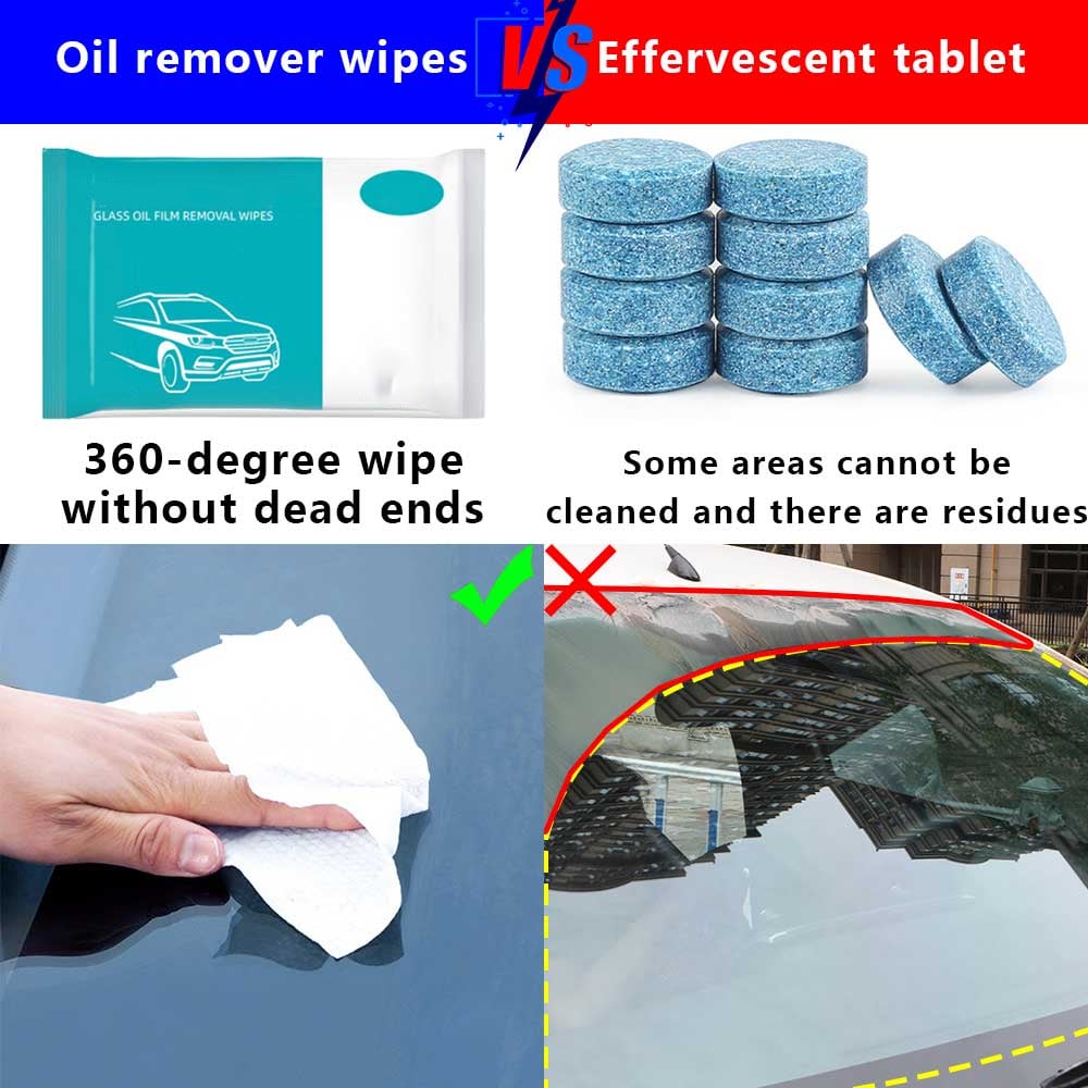 (48% OFF) Car Glass Oil Film Removal Wipes