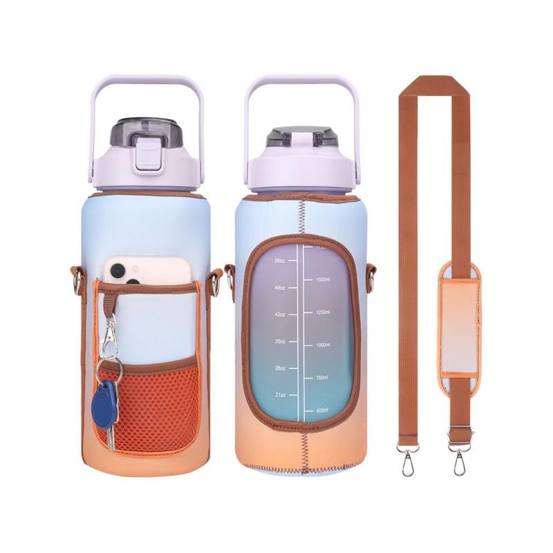 2L Large Capacity Water Bottle with Holder Bag