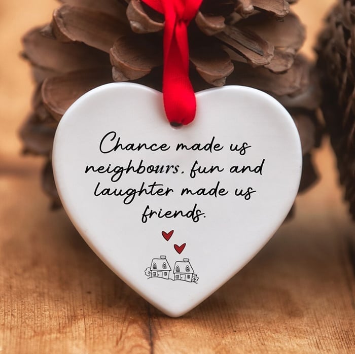 2023 Christmas heart-shaped ornaments