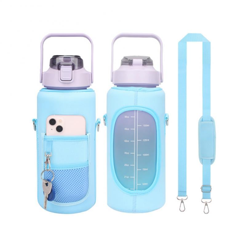 2L Large Capacity Water Bottle with Holder Bag