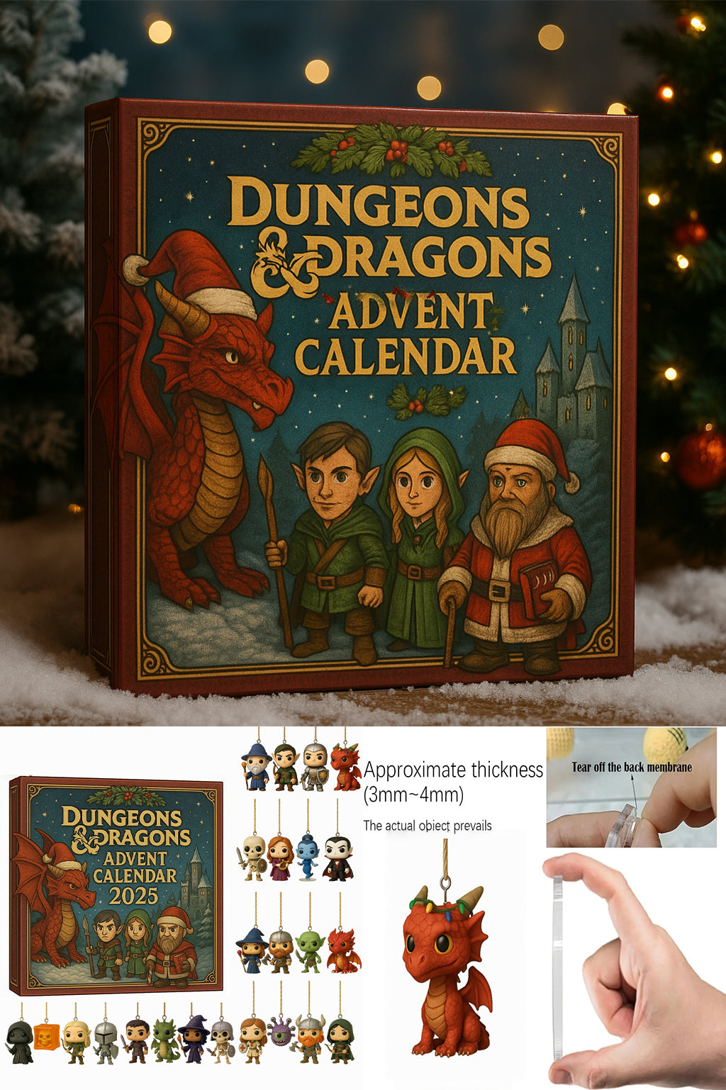 Dnd Dungeons & Dragons Advent Calendar 2025