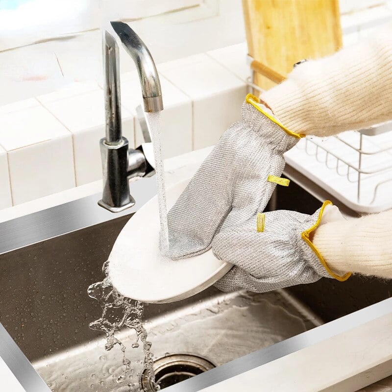 (48% OFF) Wire Dishwashing Gloves