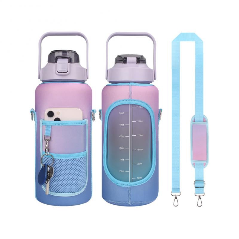 2L Large Capacity Water Bottle with Holder Bag