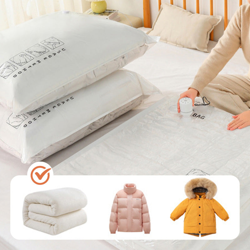 Reusable Vacuum Compression Bag for Clothes Storage.As low as $7.90 a piece