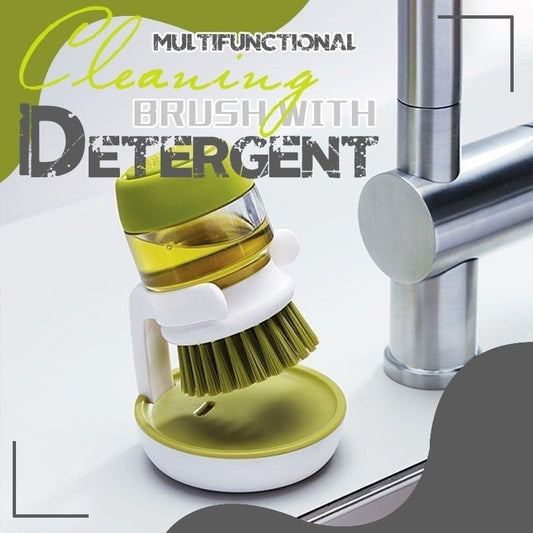 (Hot Sale- 48% OFF)Kitchen Soap Dispensing Palm Brush