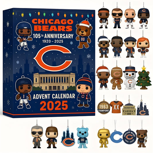 Chicago Bears 105th Anniversary 2025 Advent Calendar