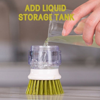 (Hot Sale- 48% OFF)Kitchen Soap Dispensing Palm Brush