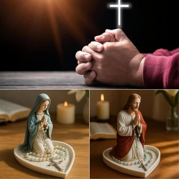 (🎁Last Day 49% OFF)🔥Virgin Mary Rosary Holder - ⌛Limited Handmade Series