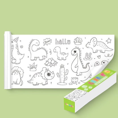 (🔥Last Day Promotion 48% OFF)🔥🔥 Children's Drawing Roll - BUY 3 GET 48%OFF & FREE SHIPPING NOW!
