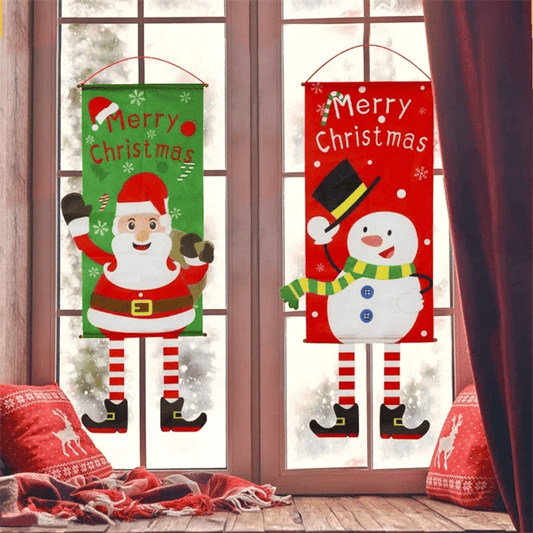 (🎁Early Christmas Hot Sale- 48% OFF🎁)  Merry Christmas Window Sign Banners - Buy  3 Get EXTRA  10% OFF & FREE SHIPPING