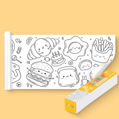 (🔥Last Day Promotion 48% OFF)🔥🔥 Children's Drawing Roll - BUY 3 GET 48%OFF & FREE SHIPPING NOW!