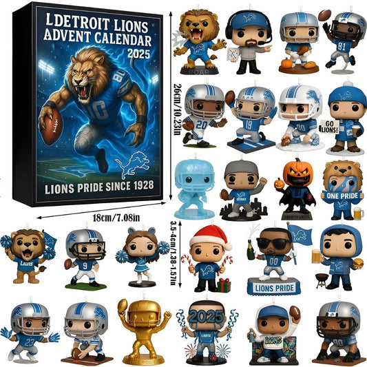 24 Days Detroit Lions Advent Calendar 2025