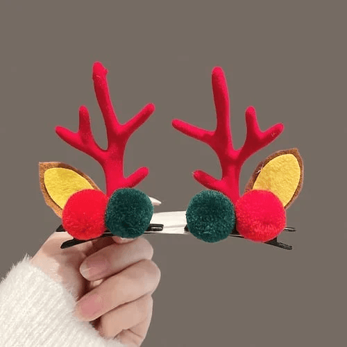 (🎁Christmas Hot Sale- 48% OFF🎁) Reindeer Antlers Xmas Hair Clip