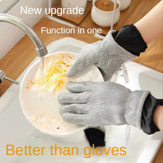 (48% OFF) Wire Dishwashing Gloves