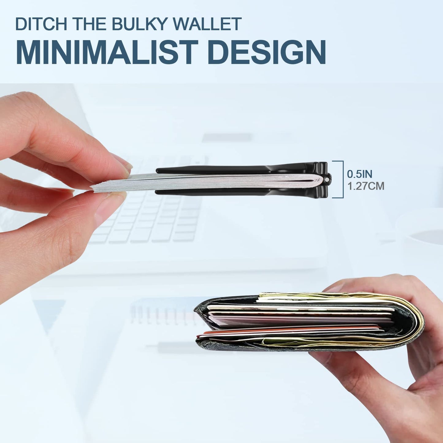2 Pack Money Clip for Men