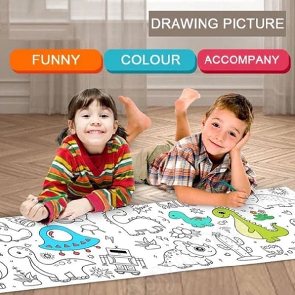 (🔥Last Day Promotion 48% OFF)🔥🔥 Children's Drawing Roll - BUY 3 GET 48%OFF & FREE SHIPPING NOW!