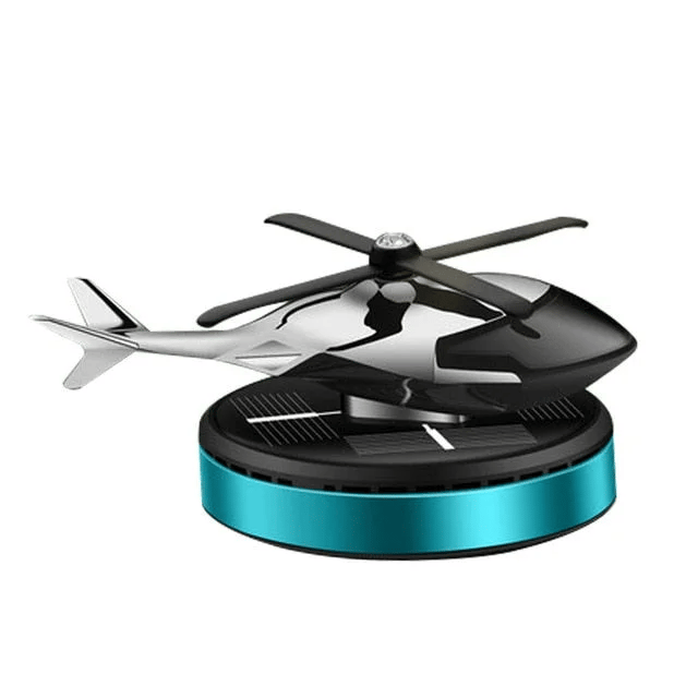 (⏰49% OFF)-🎁Metal Solar Helicopter Air Freshener v2.0 - 🔥Free air freshener