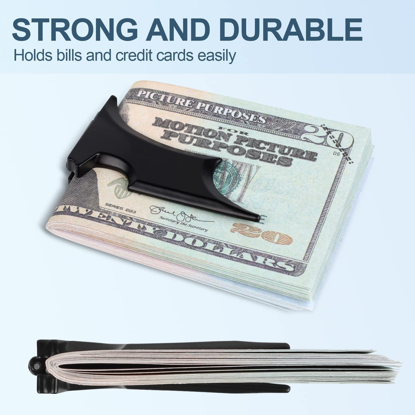 2 Pack Money Clip for Men