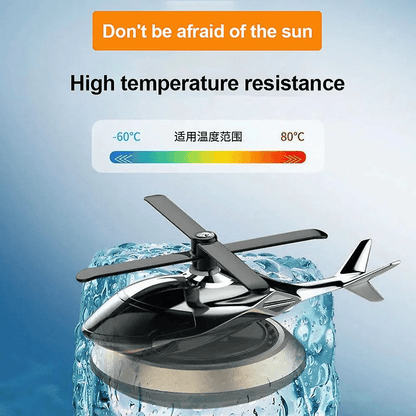 (⏰49% OFF)-🎁Metal Solar Helicopter Air Freshener v2.0 - 🔥Free air freshener