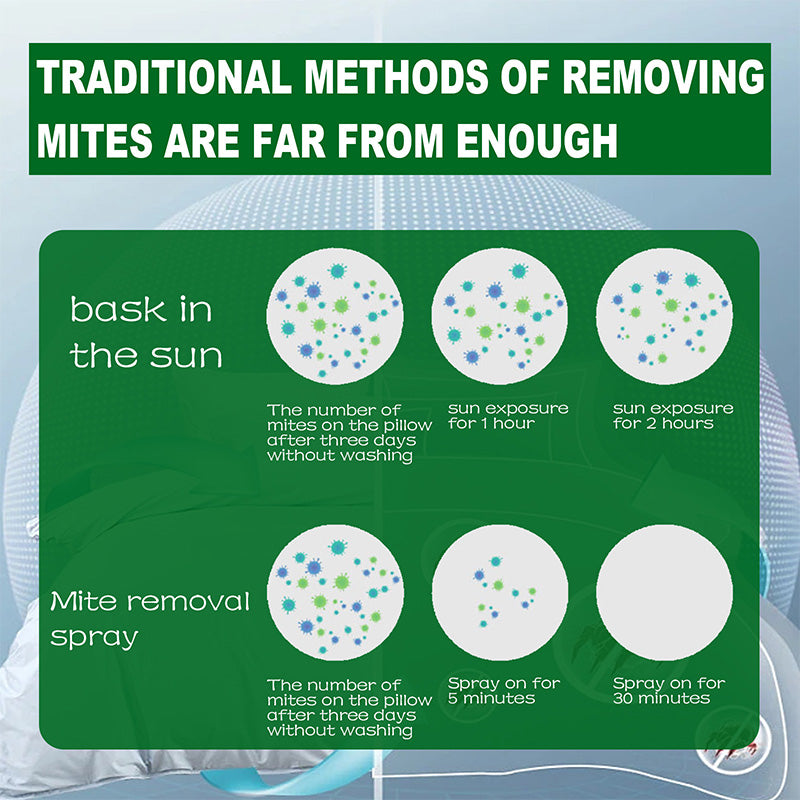 🎉Summer Special 50% off🎉Powerful Mite Remover Spray - Deep Clean, Protect Health!