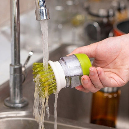 (Hot Sale- 48% OFF)Kitchen Soap Dispensing Palm Brush
