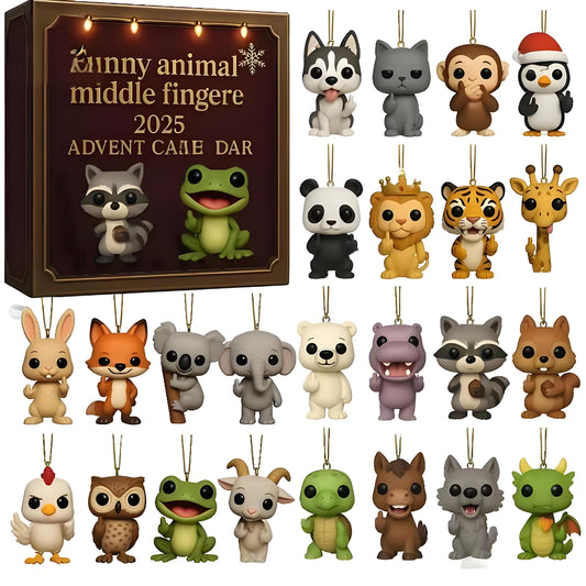 2025 Funny Animal Middle Fingers Advent Calendar