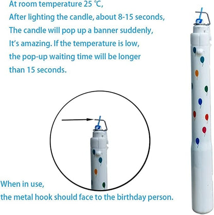 (🎁Birthday Hot Sale- 49% OFF🎁)Joker Funny Candle Surprise Candle Birthday Party Candle