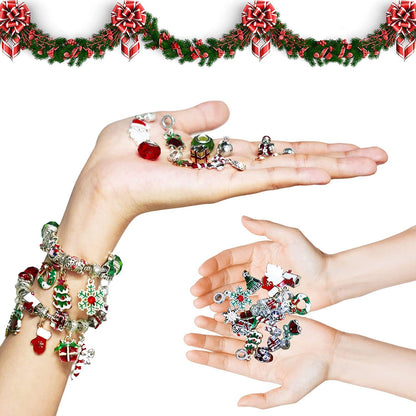 (🎁Early Christmas Sale- 48% OFF🎁) 24 Days Countdown Calendar DIY Christmas Advent Calendar Bracelets Set